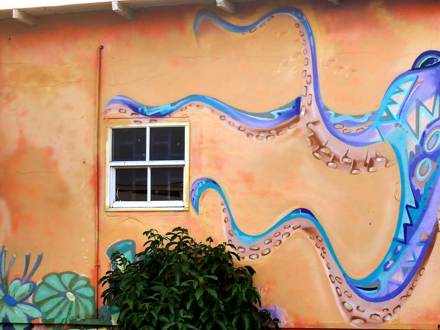 Street mural in San Nicolas, Aruba