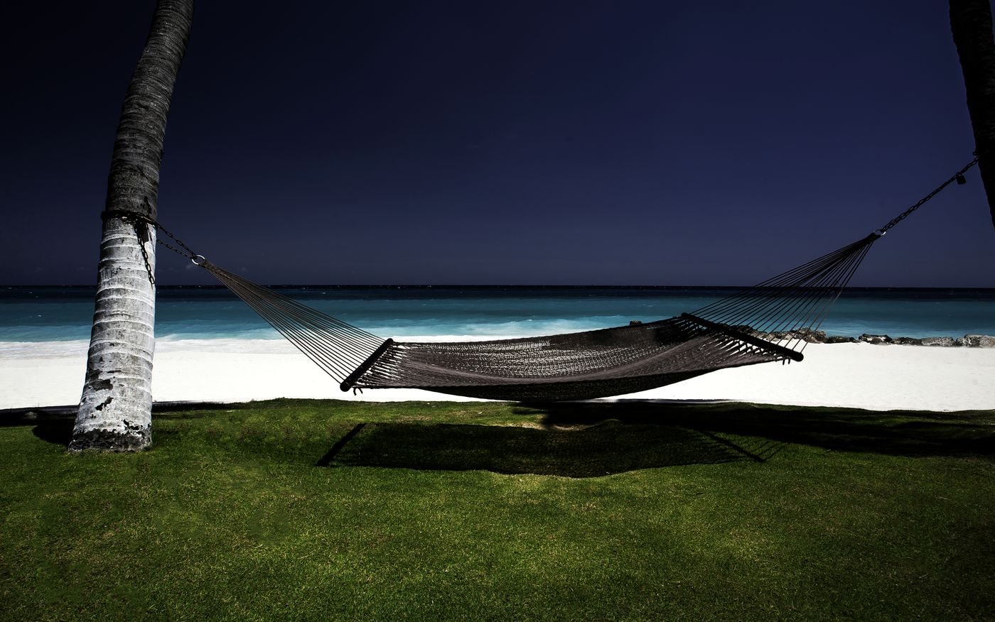 Calm shallow sea and sand, Aruba